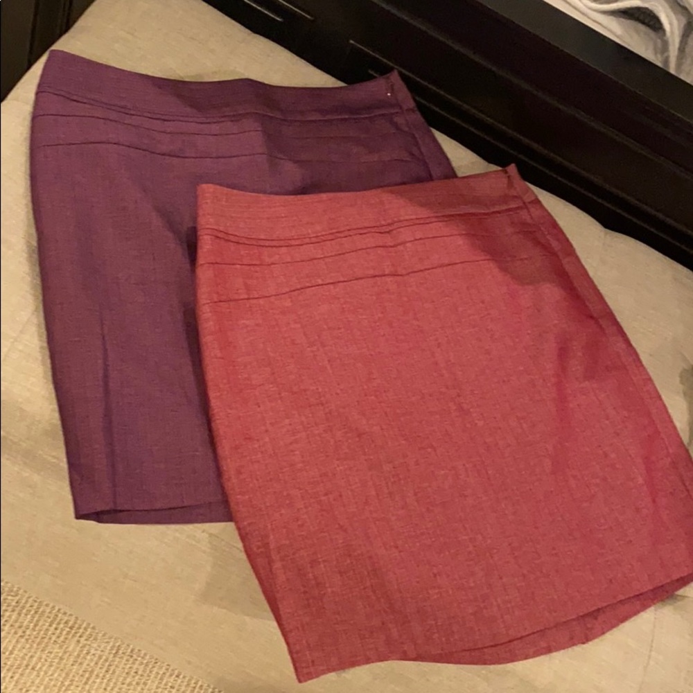 The Limited pencil skirts (2). Size 8